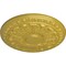 Ekena Millwork Colton Ceiling Medallion (Fits Canopies up to 4 3/4"), Hand-Painted Rich Gold, 15 3/4"OD x 1 1/2"P CM15CNRGS - alternate 3